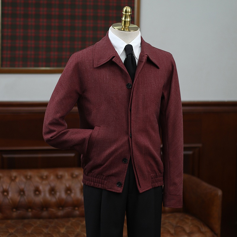 美式复古休闲A1夹克翻领男士潮流