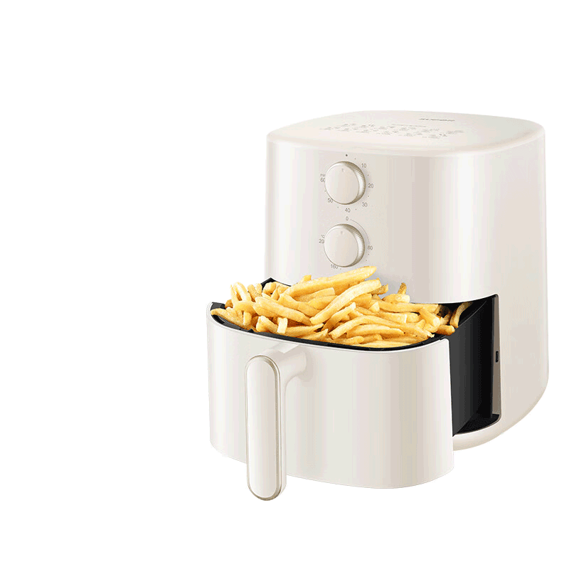 苏泊尔空气炸锅不用翻面5.5L蒸汽嫩炸精准控温不沾易清洗KJ55D78