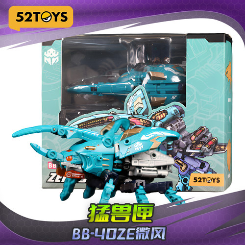 52TOYS猛兽匣 BEASTBOX BB-40-ZE 微风 独角仙 可动变形 国创机甲