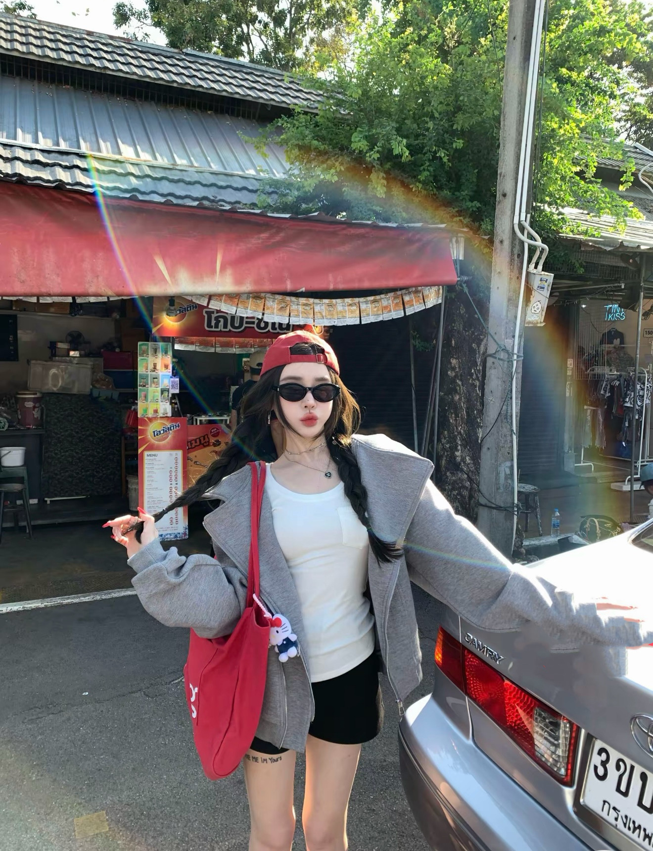 MIDO家 2026新款韩版时尚百搭显瘦连帽卫衣女宽松慵懒风外套上衣