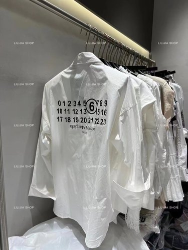 长袖高级感白色衬衫上衣小众宽松