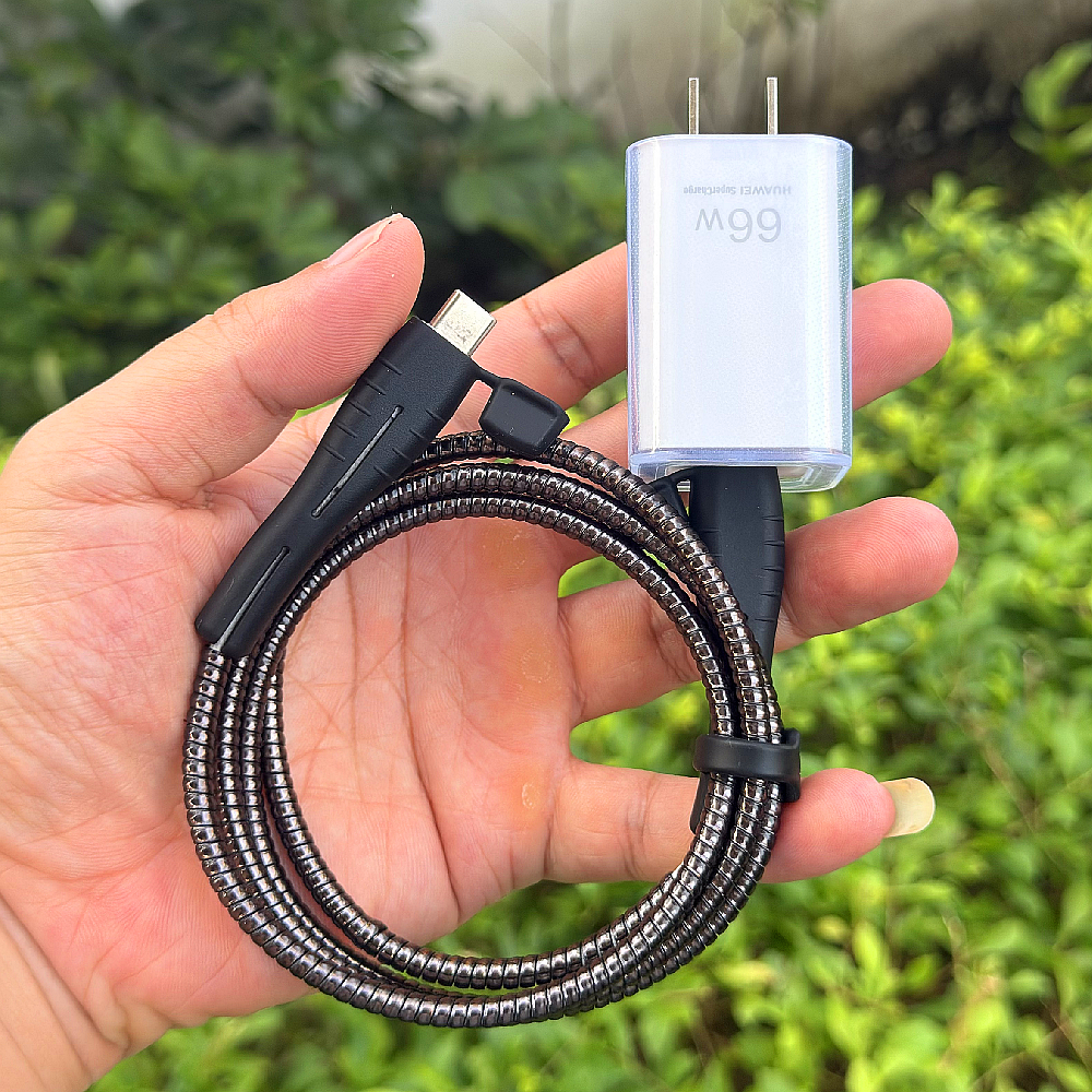 适用华为Pura80 PuraX Mate80 X7 STS数据线保护套66W充电器绕绳