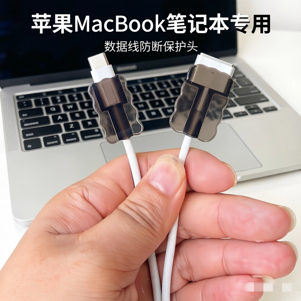 适用苹果Macbook Air笔记本电脑pro修复防折断卡扣数据线保护套绳