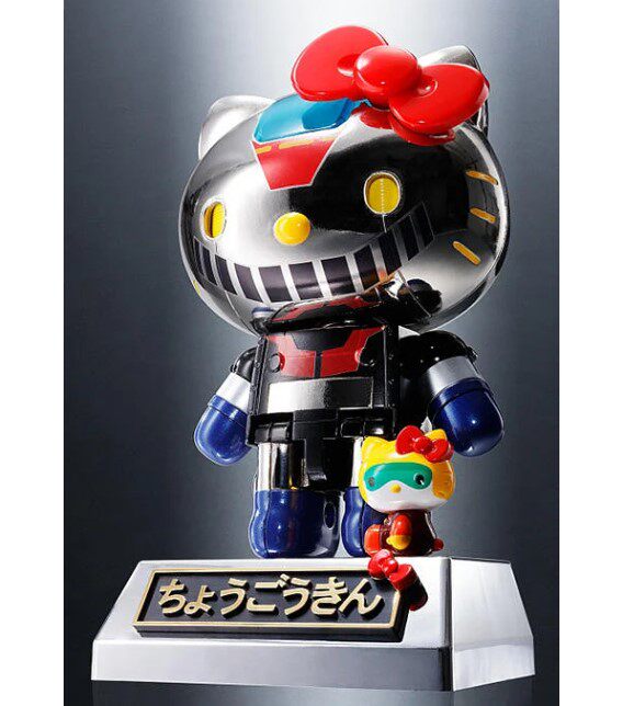 现货万代 超合金 凯蒂猫 Hello Kitty 铁甲万能侠 魔神Z配色 Ver.