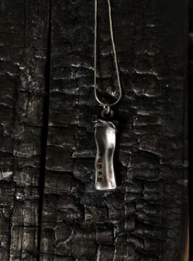 银吊牌不规则设计订制银匠工匠暗黑非DETAJ非Alice打磨锻打