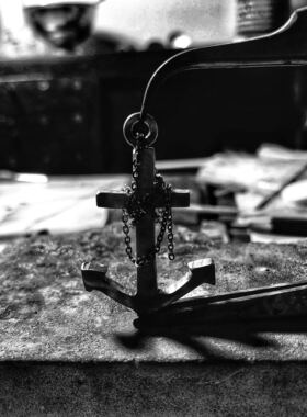 手工纯银船锚S925水手海盗配饰非泰国手工非同款非网红独立设计