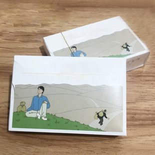 纸盒铁盒书签卡片/高档名言祝福卡/卡通精美彩绘