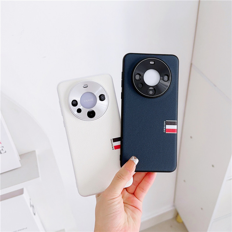 简约小众适用华为Mate70pro手机壳新款mate50/40RS防摔肤感荔枝皮纹70pro+全包护镜P70保护套高级感mate60pro