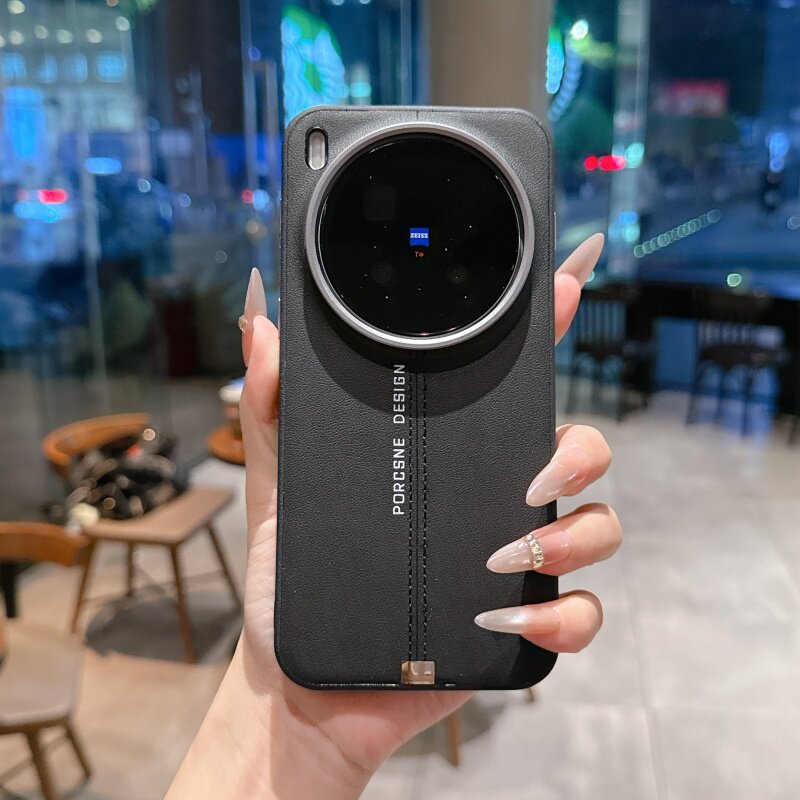 适用vivox300Pro手机壳新款保时捷x200ultra磁吸素皮X200ProMini保护套x100s镜头全包超薄防摔男女高级感硬壳