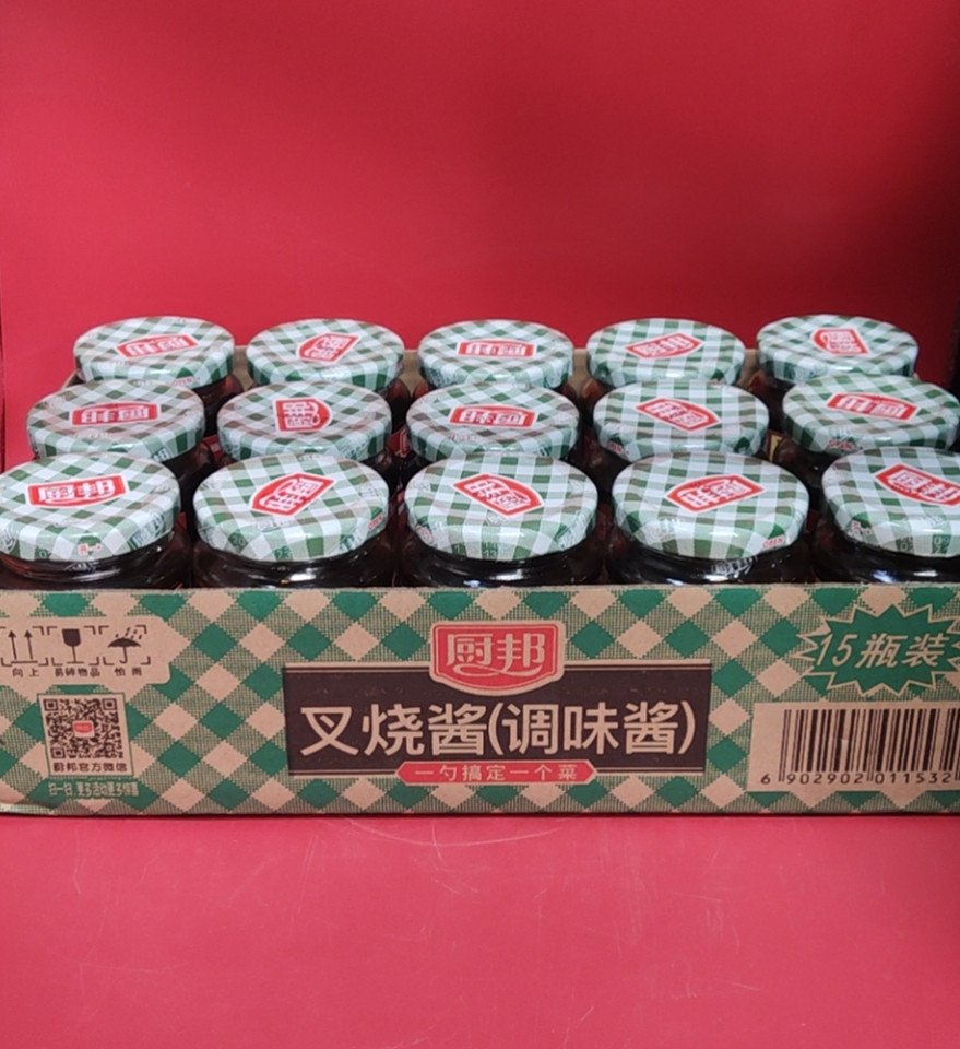 厨邦叉烧酱220g*15玻璃瓶