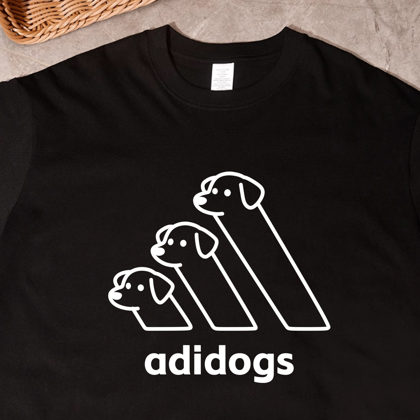 dogs 个性趣味小狗印花短袖t恤纯棉夏季搞笑meme梗图衣服男女体恤