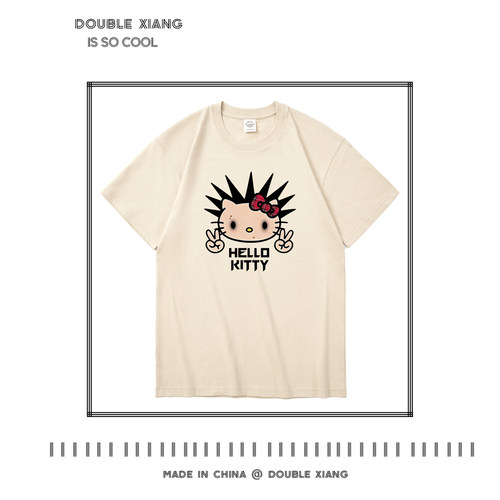 偷米同款凯蒂猫纯棉大码T恤