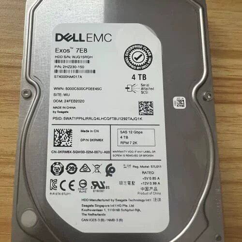 DELL硬盘ST4000NM017AST6000NM0115ST8000NM0055