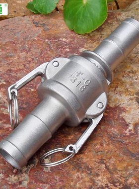 304不锈钢四六分一寸二寸软管快速修复连接头 EC型快插软管对接头