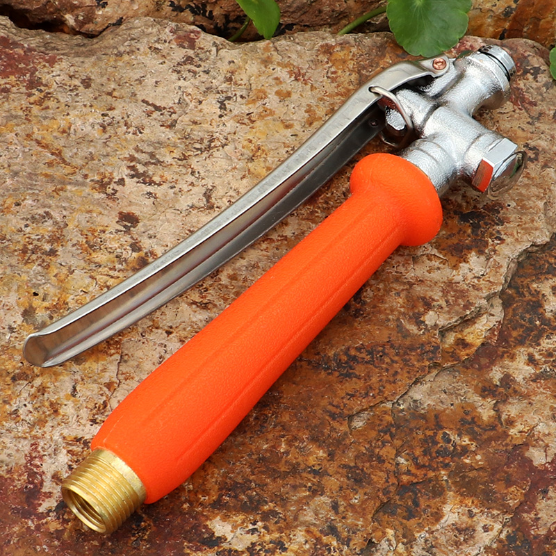 不锈钢手柄铜阀芯按压式