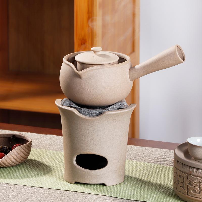 易信手工粗陶煮茶壶套装