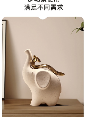 开业大吉生意兴隆马上有钱摆件客厅家居办公室装饰U新房子乔迁礼