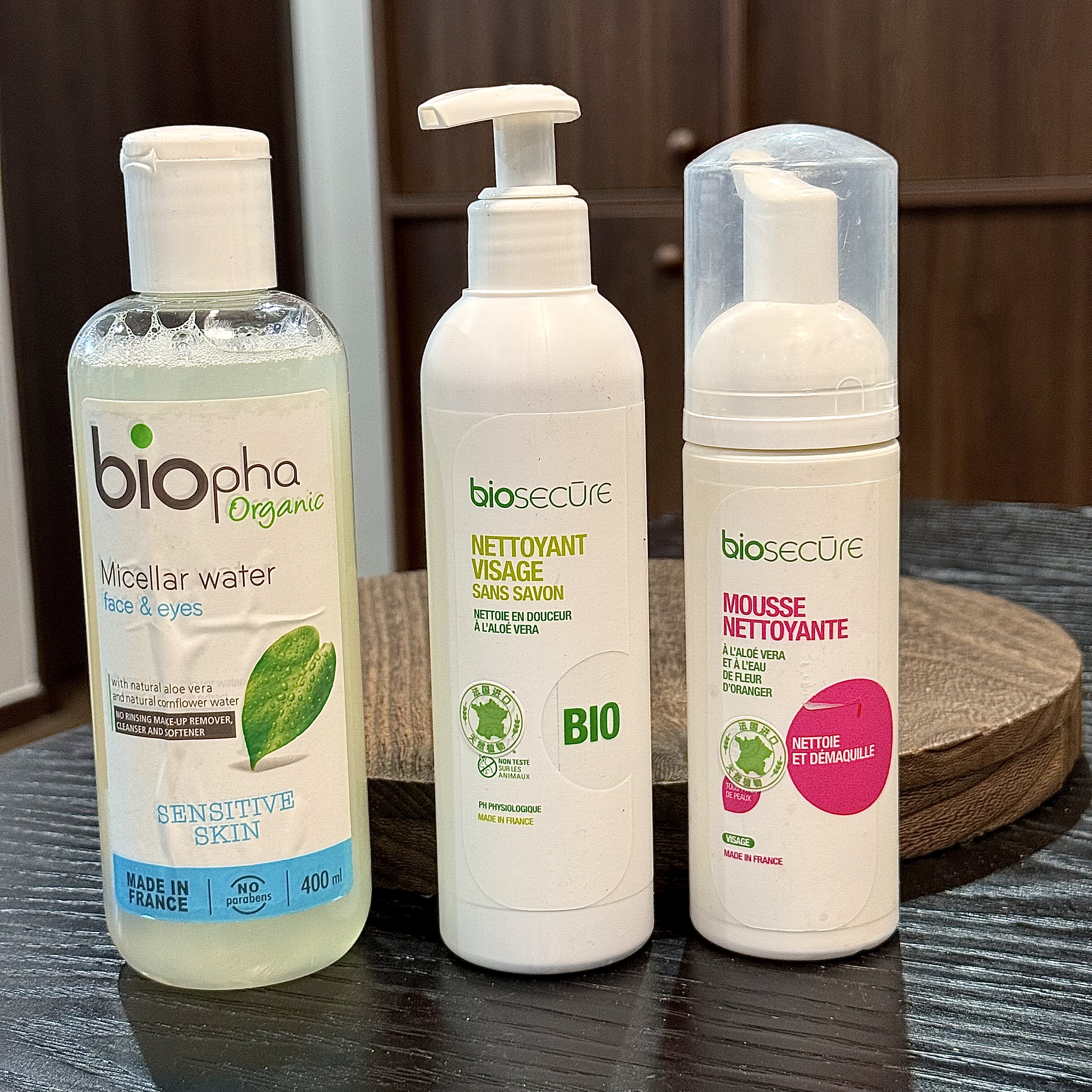 挖到宝啦 法国bio安悦柔润洁面凝露250ml弹润洁面慕斯免洗卸妆水
