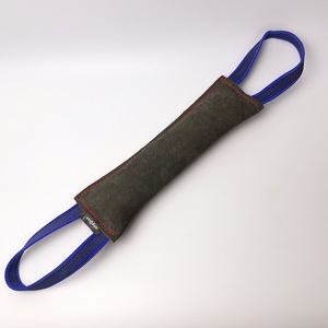 训犬用品成犬牛皮麻咬棒叼棒工作犬德牧马犬扑咬衔取训练30厘米长