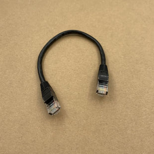 短款20cm千兆网线纯铜芯成品线纯铜单条黑色机制线