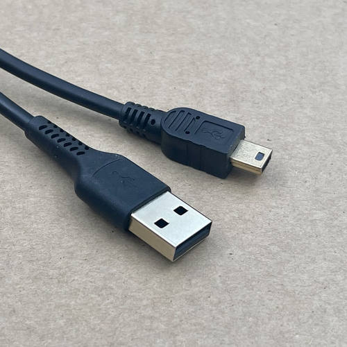 大厂5pin T型口PSP平板MP3mini usb 数据线 硬盘相机梯形镀金头线