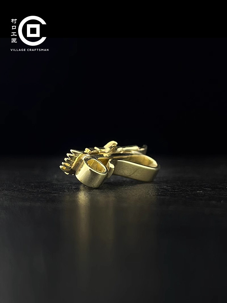 MURAGUCHI CRAFTSMAN WASHIMI TARO TARO HOSHIWA SUJIN WHEEL ARABESQUE WHEEL GOLD HOOK NECKLACE BUCKLE SILVER