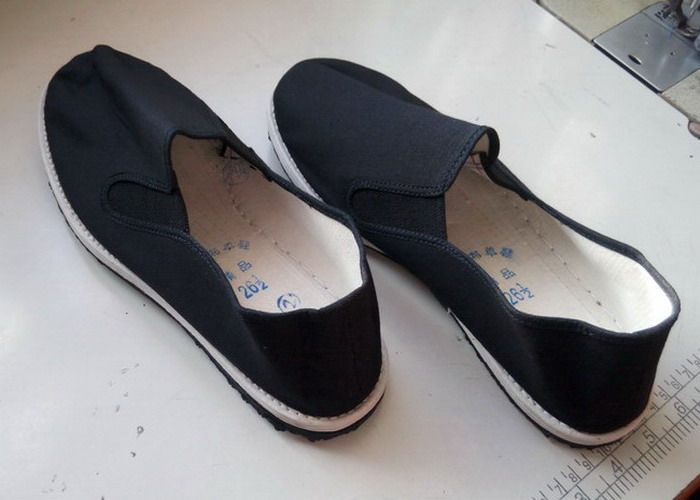 民族舞蹈演出秧歌鞋/云南男士黑色布鞋/葫芦丝舞台表演橡胶底布鞋