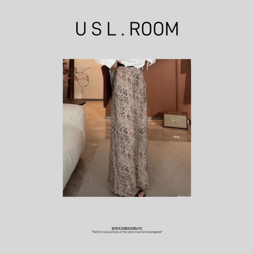 【一诺 STUDIO】 天丝亚麻斜裁工艺鱼尾半身裙