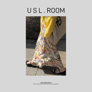 【一诺STUDIO】*柏岚* 天丝亚麻斜裁工艺鱼尾半身裙