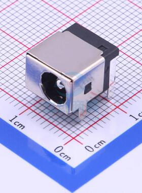 AC/DC电源插座 DC-044B-3A-2.0 带屏蔽盖 电流3A 可直拍 可配BOM