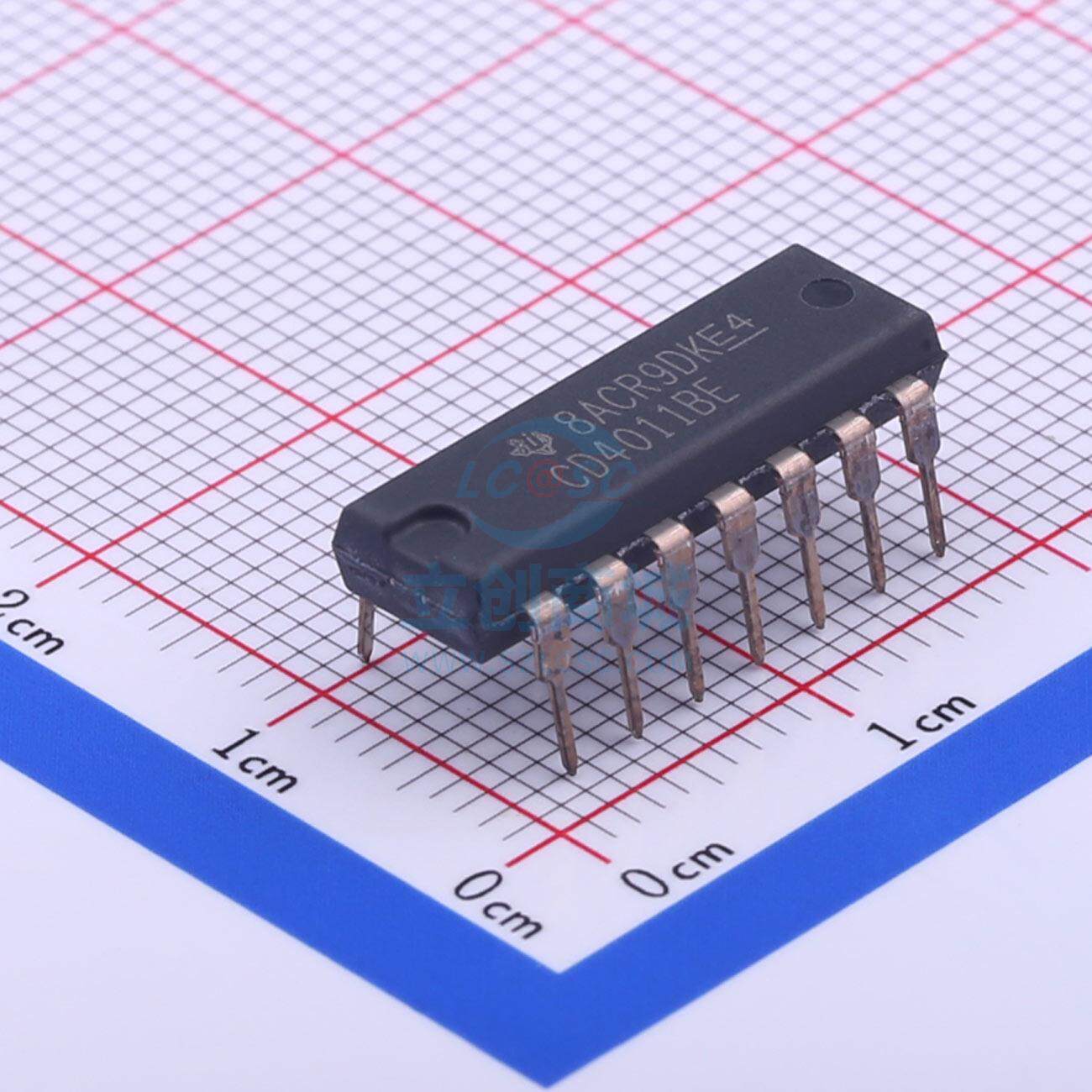 4000系列逻辑芯片 cd4011be原装全新 可直拍 开票 配bom