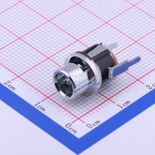 PCB安装DC连接器圆柱光口,DC-026-5A-2.0 DC插座 可直拍 可配BOM