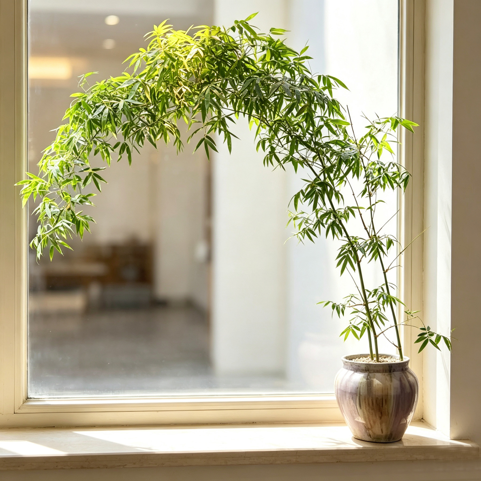 文人小叶簕竹阳台室内外桌面勒竹熟树桩绿植庭院花园盆景茶馆盆栽