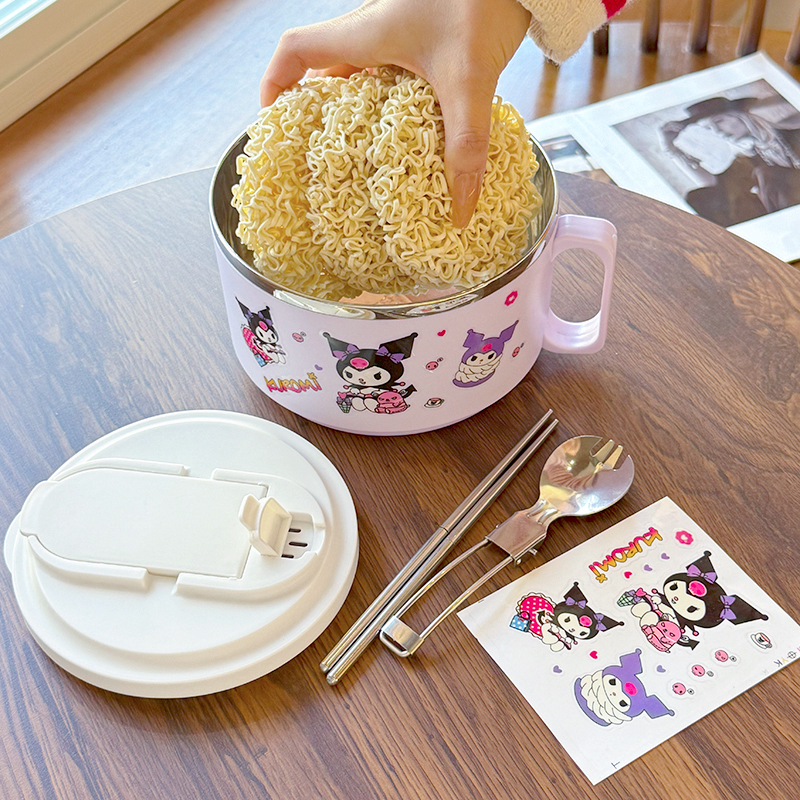 龙悦304不锈钢食品级泡面碗