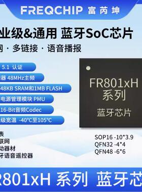 全新原装富芮坤FR8016HA FR8018HA蓝牙5.0芯片