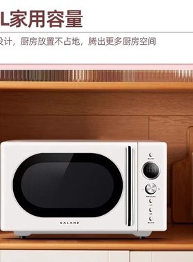 Galanz/格兰仕 P70F20EL-KJ(W0)微波炉平板家用复古风20升小型