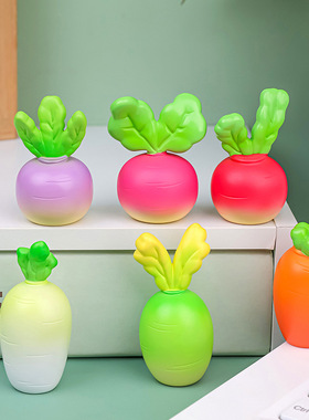 萌萌小萝卜创意仿真卡通萝卜摆件树脂工艺品植物盆栽桌面
