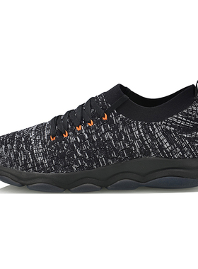 Lining/李宁正品系带男女同款一体织透气训练跑步运动鞋AFJN023