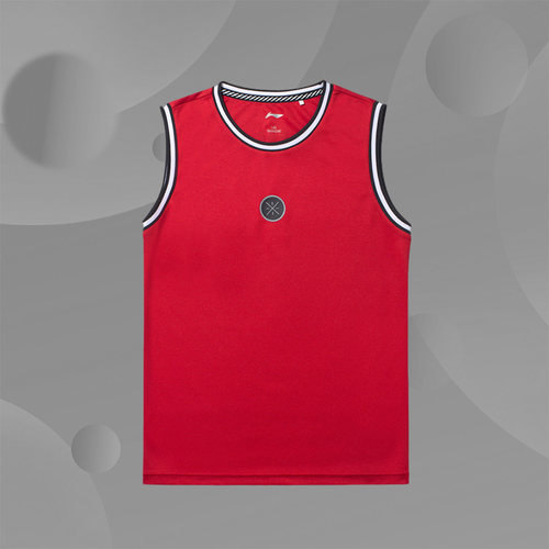 李宁童装篮球系列男大童速干凉爽透气背心运动上衣夏YVSQ005
