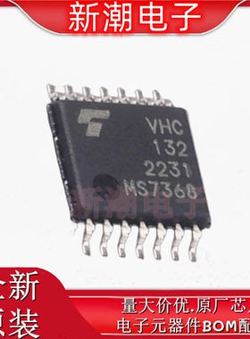 74VHC132FT(BJ) 74VHC132FT 逻辑门 封装TSSOP-14B 原厂(东芝