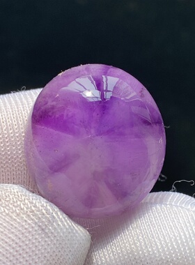 天然紫水晶吊坠裸石蛋面DIY水晶饰品项链配饰 一物一图