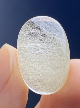 天然水晶发晶包裹矿石吊坠裸石蛋面DiY水晶饰品项链 一物一图