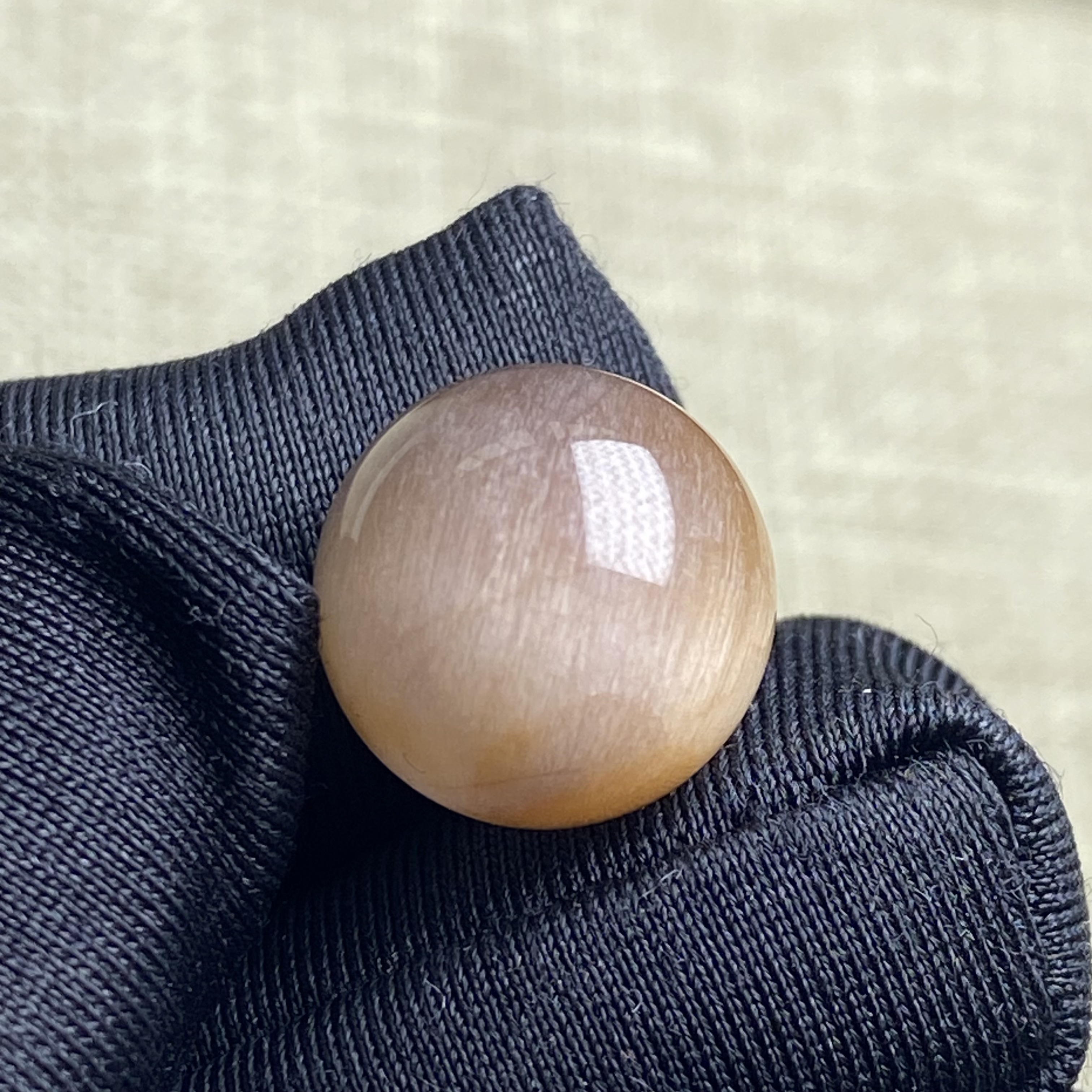 天然水晶顺发兔毛吊坠圆珠DIY兔毛单珠饰品可做戒指12.5mm