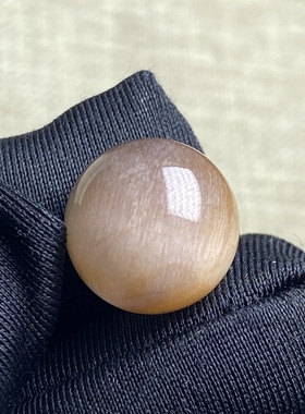 天然水晶顺发兔毛吊坠圆珠DIY兔毛单珠饰品可做戒指12.5mm