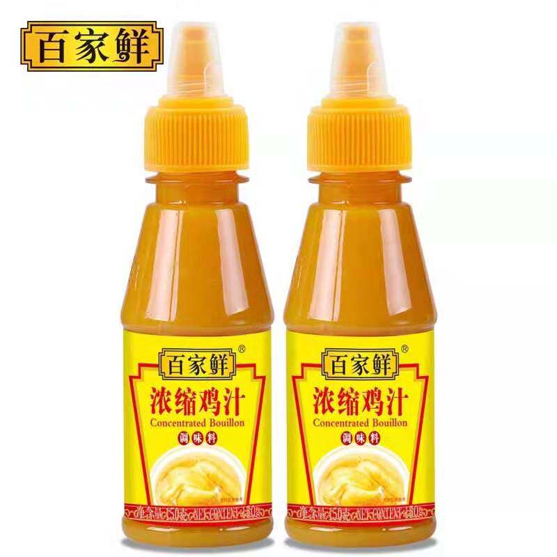 百家鲜浓缩鸡汁高汤火锅煲汤调味汁家用小瓶炒菜汤面提鲜调味料