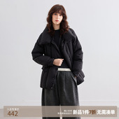 新款 德玛纳90鸭绒立领中长款 羽绒服女26冬季 抽绳收腰加厚保暖外套