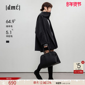 德玛纳25冬季 毛呢外套静奢风绵羊毛双面呢大衣女 中长款 新款 蝙蝠袖