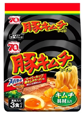 日本产 豚キムチ拉面RAMEN エースコック キムチ入 豚肉辣白菜面