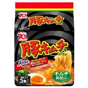 日本产 豚キムチ拉面RAMEN エースコック キムチ入 豚肉辣白菜面