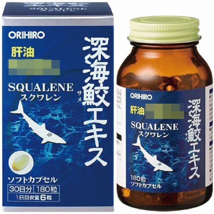 日本产 完全采自日本深海鲛深海鲨鱼浓缩鲨鱼肝油精华 每天６粒